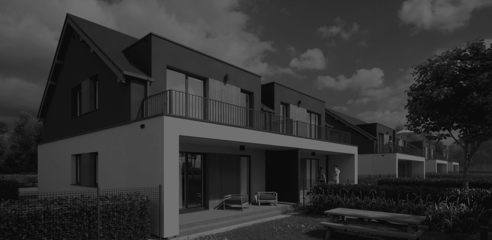 Zdjęcie w tle przedstawiające wizualcję mieszkania Zator ul. Sienkiewicza 12